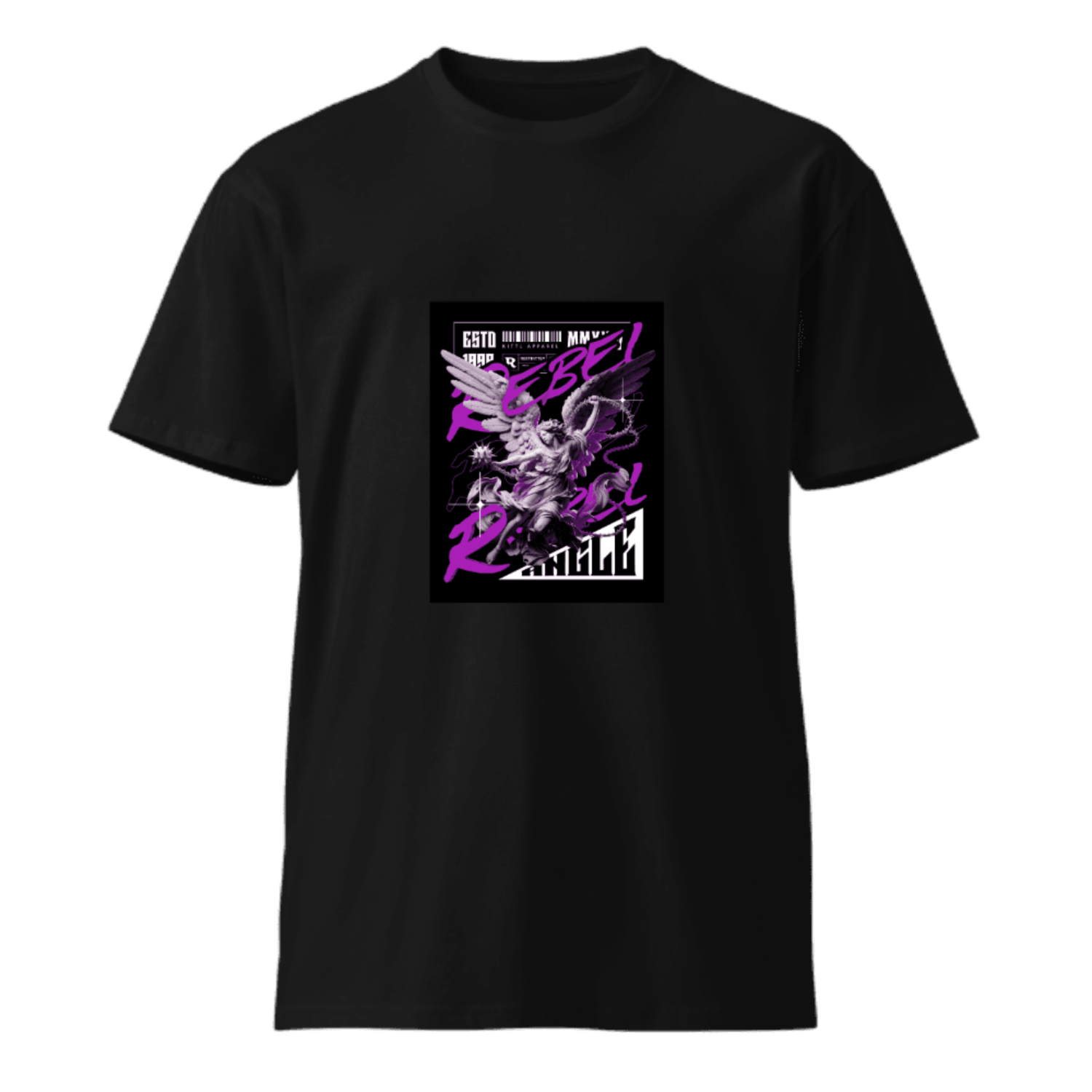 Rebel Angel Unisex T-Shirt Unisex Sublimation Cotton Round Neck T-shirt 220 GSM